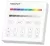 Avide LED Szalag 12-24V RGB+W 4 Zónás RF Beépíthető /AC180-240V/ Érintőpaneles Távirányító
