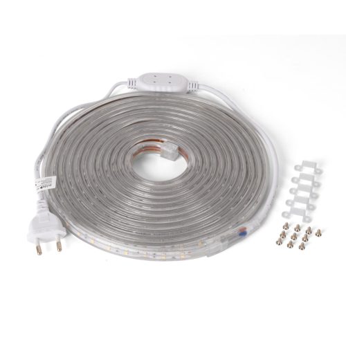 Avide LED Szalag Bliszter 220V 24W SMD3528 60LED 2700K IP67 5m
