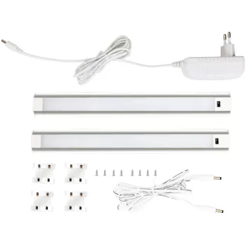  Avide LED Szalag Szekrény Lámpa 9W SMD2835 4000K IP44 2X600mm + Szenzor