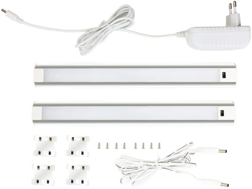 Avide LED Szalag Szekrény Lámpa 9W SMD2835 4000K IP44 2X600mm + Szenzor