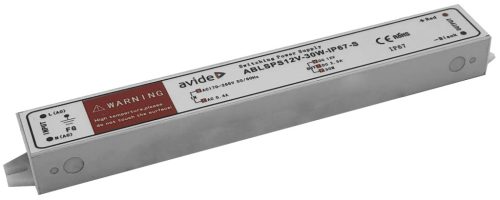 Avide LED Szalag 12V 30W IP67 Slim Tápegység