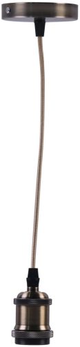 Avide Függeszték Lámpa Foglalat Bronz 1xE27