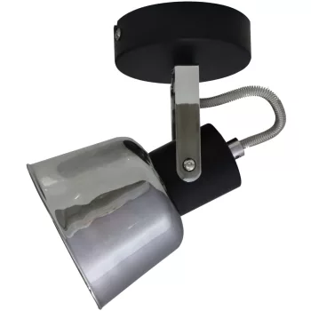 Avide Fali Lámpa Maya 1xE14 Foglalattal Fekete