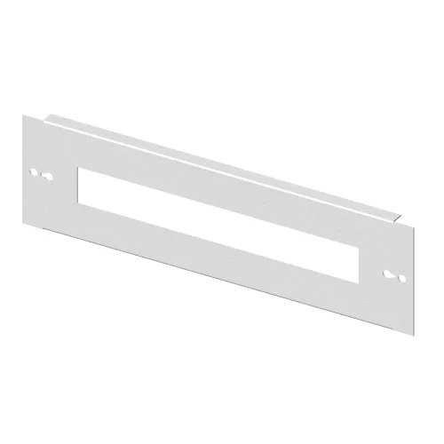 SCHRACK - Homloklap, fém, kivágott, 495mm G3 20KE AC szekrényekhez RAL7035, 2G3 - ACIL51203-