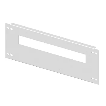   SCHRACK - Homloklap, fém, kivágott, 495mm G4 20KE AC szekrényekhez RAL7035, 2G4 - ACIL51204-