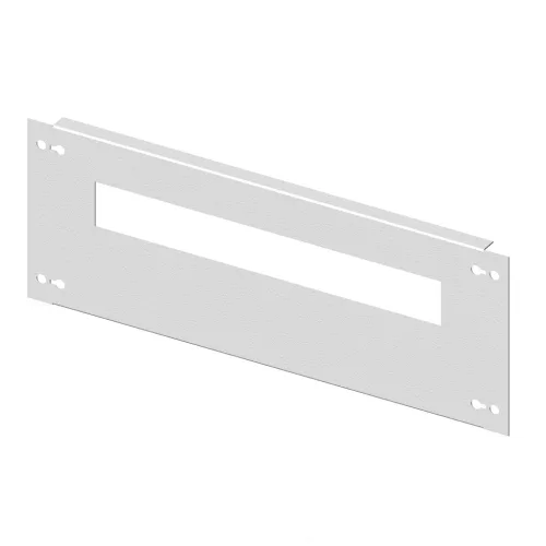 SCHRACK - Homloklap, fém, kivágott, 495mm G4 20KE AC szekrényekhez RAL7035, 2G4 - ACIL51204-
