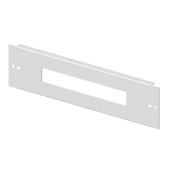   SCHRACK - Homloklap, fém, kivágott, 495mm G3, kábelcsatornához RAL7035, 2G3 - ACIL53203-