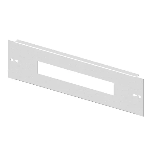 SCHRACK - Homloklap, fém, kivágott, 495mm G3, kábelcsatornához RAL7035, 2G3 - ACIL53203-