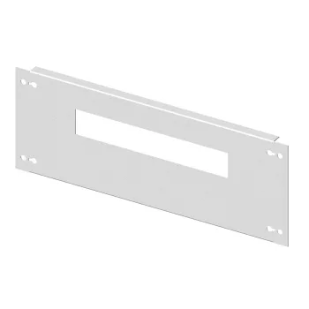   SCHRACK - Homloklap, fém, kivágott, 495mm G4, kábelcsatornához RAL7035, 2G4 - ACIL53204-