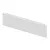 SCHRACK - Homloklap, fem, teli, 495mm B3, AC szekrényhez RAL7035, 2B3 - ACIL56203-