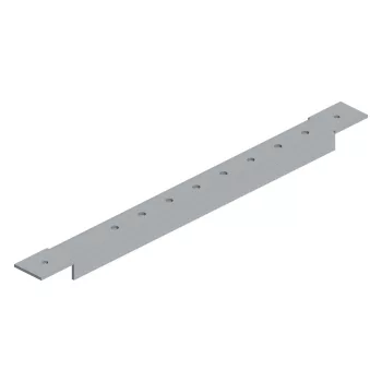   SCHRACK - Perforált szerelősín 60mm sínekhez, 2U széles ACIL megoldás, 2mm galvanizált acéllemez - ACIL80220-