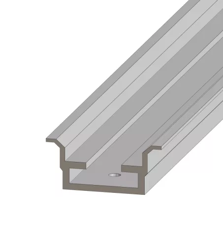 SCHRACK - Alumínium H/C sín, 60mm, 4U, kábelcsatornához Ma=35 Szé=700 Mé=15mm - ACIL80417-