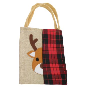 Artezan Karácsonyi Ajándéktasak 19cm - Rénszarvas