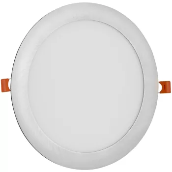   Avide LED Beépíthető Kerek Mennyezeti Lámpa ALU Szatén Nikkel 18W NW 4000K