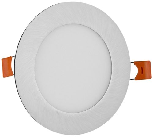Avide LED Beépíthető Kerek Mennyezeti Lámpa ALU Szatén nikkel 6W NW 4000K