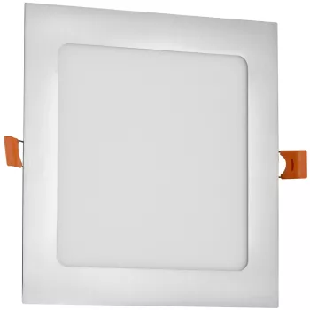   Avide LED Beépíthető Négyzetes Mennyezeti Lámpa ALU Szatén Nikkel 12W NW 4000K