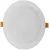 Avide LED Beépíthető Kerek Mennyezeti Lámpa Műanyag 18W WW 3000K
