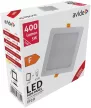 Avide LED Beépíthető Négyzetes Mennyezeti Lámpa Műanyag 5W WW 3000K