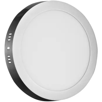   Avide LED Falra Szerelhető Kerek Mennyezeti Lámpa ALU Szatén Nikkel 18W NW 4000K