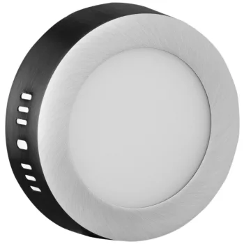   Avide LED Falra Szerelhető Kerek Mennyezeti Lámpa ALU Szatén Nikkel 6W NW 4000K