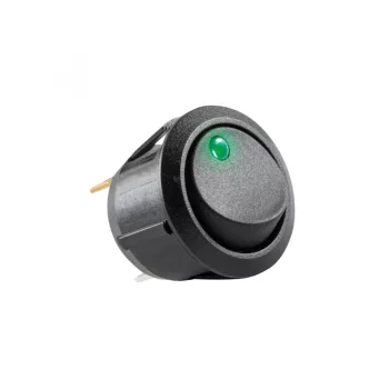 SOMOGYI ELEKTRONIC - AK 12 - Kapcsoló 12V 1ák zöld LED