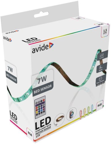 Avide LED Szalag Ágy Szenzor 12V 1.5m RGB