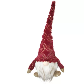 Artezan LED Karácsonyi Gnóm 55cm-LED Test 3xAAA, nem tart.