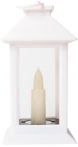 Entac LED Gyertyás Lámpa Fehér 17cm