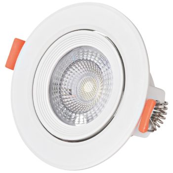 Avide LED Beépíthető Spot 38° Kerek 7W CW 6400K