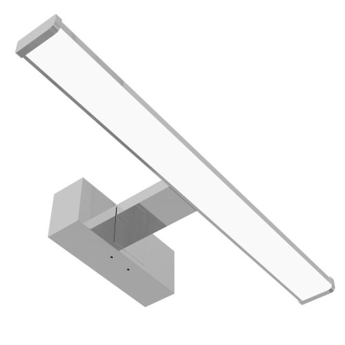 Avide LED Tükörvilágító Lámpa Szögletes Króm Alu 400mm NW 4000K 8W IP44