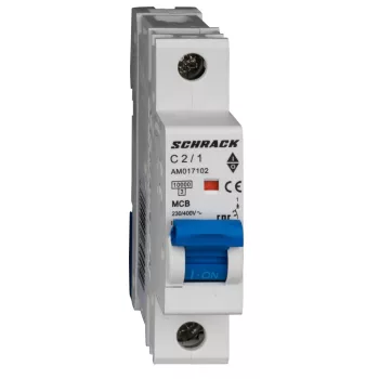   SCHRACK - Kismegszakító AMPARO 10kA, C 2A, 1 pólusú - AM017102--
