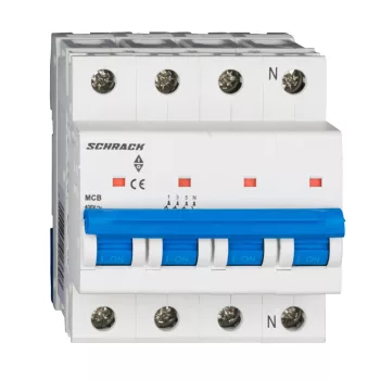   SCHRACK - Kismegszakító AMPARO 10kA, C 13A, 3+N - AM017813--