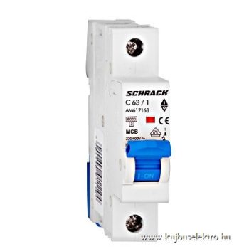   SCHRACK - Kismegszakító AMPARO 6kA, C 20A, 1 pólusú - AM617120--