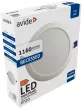 Avide LED Beépíthető Kerek Mennyezeti Lámpa Műanyag 12W CW 6400K