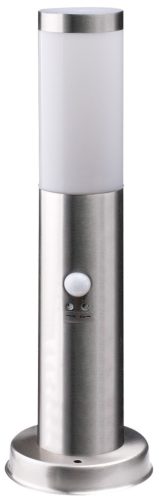 Avide kültéri álló lámpa Boca 1xE27 PIR 450mm IP44 Szatén Nikkel