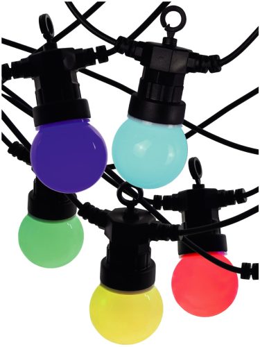 Avide Kültéri Füzér 5m RGB Sorolható Távirányítóval