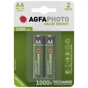   AgfaPhoto Akkumulátor Ceruza 2300mAh B2, AA, HR6, 1,2V, 0 - 45°C 2300mAh