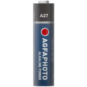   AgfaPhoto Alkáli Riasztóelem A27 LR27A B5, LR27A, A27, MN27, LR27, 12V, -15°C to 55°C