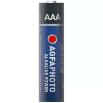   AgfaPhoto Alkáli Mikro Elem AAA B4, AAA, LR03, MN2400, K3A, LR03/S, AM4, 4003, Micro, 1,5V, -15°C to 55°C