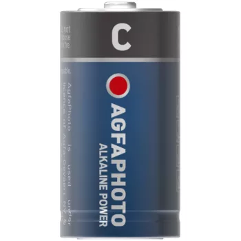   AgfaPhoto Alkáli Baby Elem C B2, C, LR14, MN1400, KC, LR14/L, AM2, 4014, Baby, AM2/, 1,5V, -15°C to 55°C
