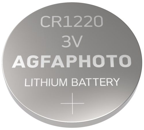 AgfaPhoto Lithium Gombelem CR1220 B1, CR1220, 3V, -15°C to 55°C