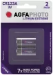 AgfaPhoto Lithium Fotóelem CR123A B2, CR123A, DL123A, 3V, -15°C to 55°C