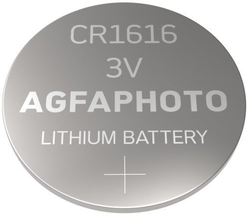 AgfaPhoto Lithium Gombelem CR1616 B1, CR1616, 3V, -15°C to 55°C