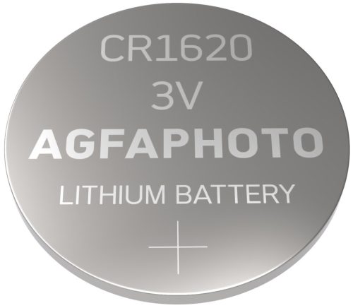 AgfaPhoto Lithium Gombelem CR1620 B1, CR1620, 3V, -15°C to 55°C