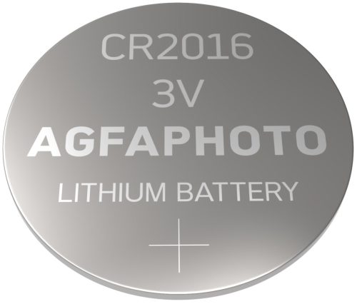 AgfaPhoto Lithium Gombelem CR2016 B5, CR2016, 3V, -15°C to 55°C