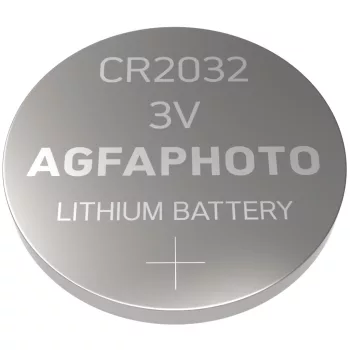   AgfaPhoto Lithium Gombelem CR2032 B2, CR2032, 3V, -15°C to 55°C