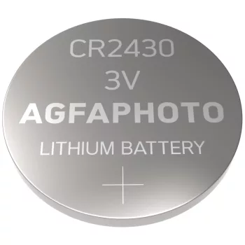   AgfaPhoto Lithium Gombelem CR2430 B1, CR2430, 3V, -15°C to 55°C