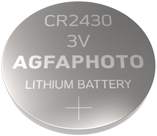 AgfaPhoto Lithium Gombelem CR2430 B1, CR2430, 3V, -15°C to 55°C
