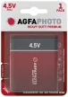 AgfaPhoto Heavy Duty Féltartós Lapos Elem 4.5V B1, 4,5V, 3R12, 4,5V, -15°C to 55°C