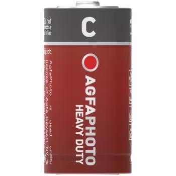   AgfaPhoto Heavy Duty Féltartós Baby Elem C B2, C, R14, MN1400, 14G, SUM2, 1,5V, -15°C to 55°C